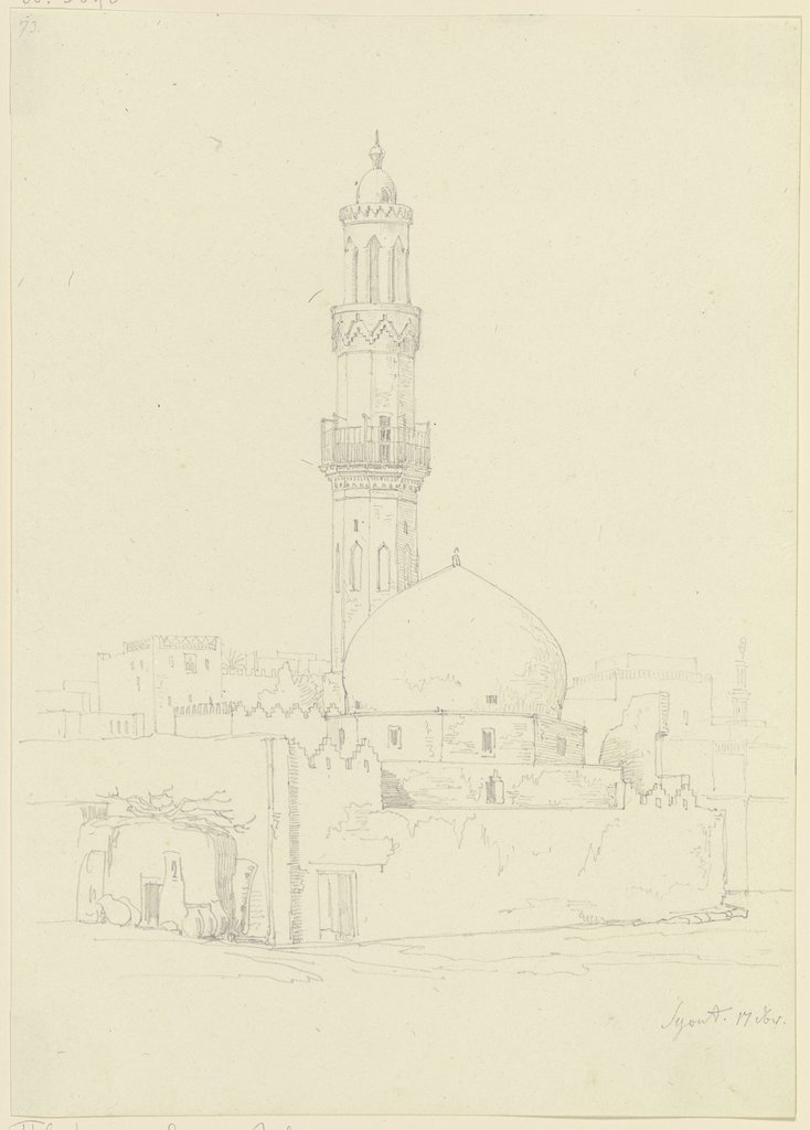 Moschee in Syout, Friedrich Maximilian Hessemer