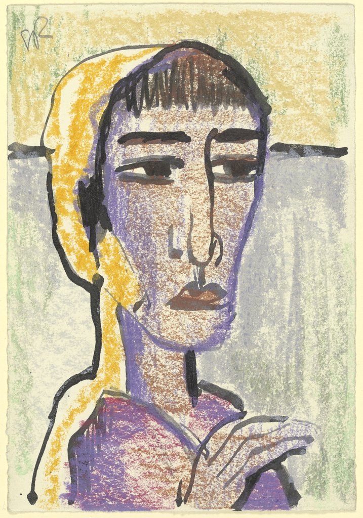 Head of a Woman, Karl Schmidt-Rottluff