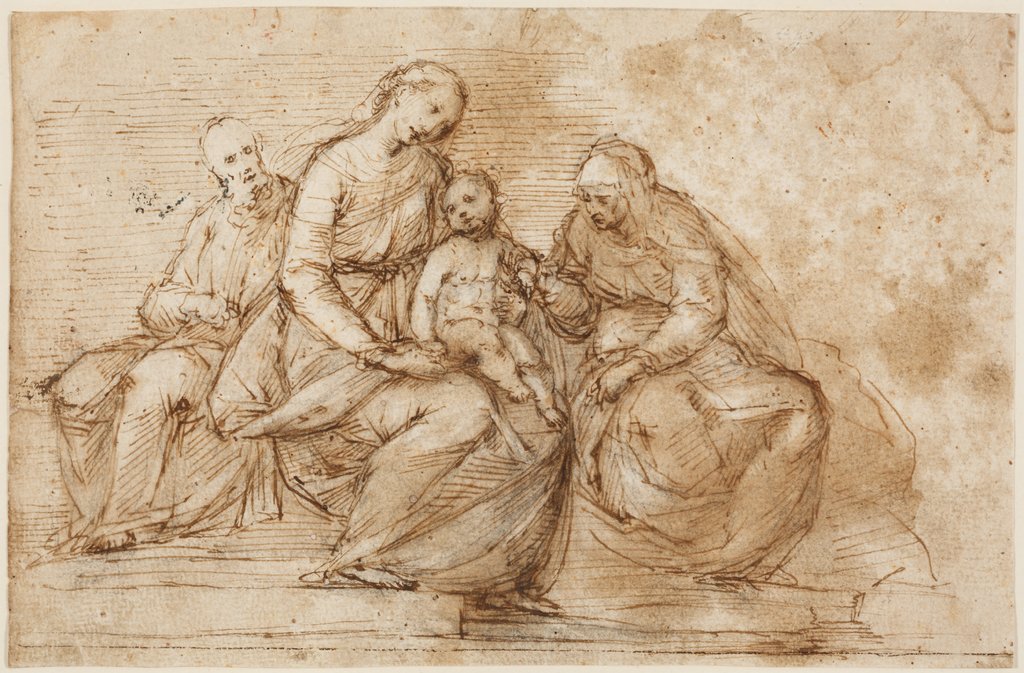 Madonna mit Kind und den Heiligen Anna und Joseph, Guglielmo Caccia