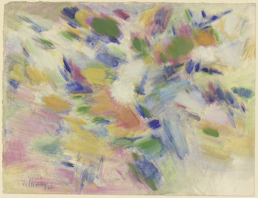 Colourful composition, Gérard Vulliamy