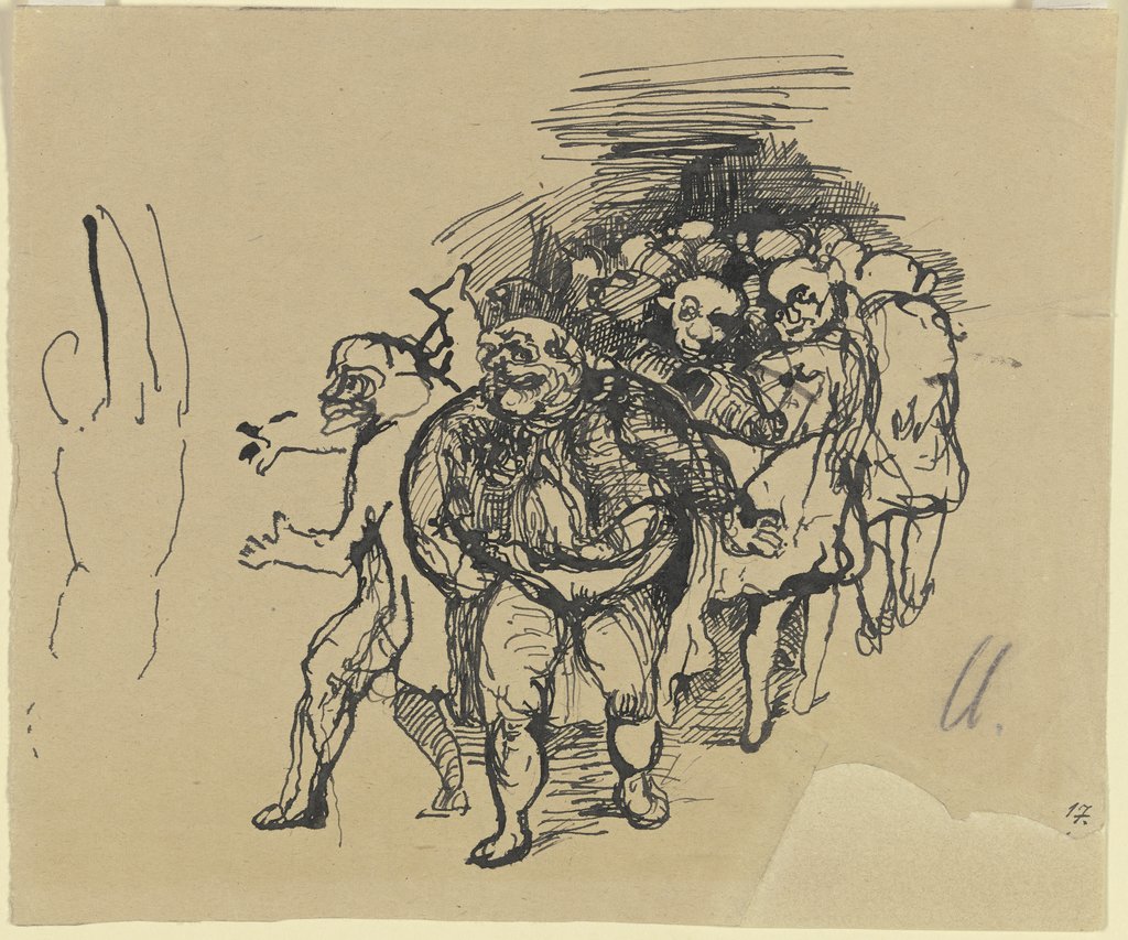 Group of men, Kurt von Unruh