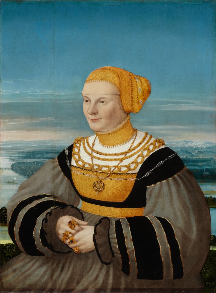 Portrait of Anna von Holzhausen, née Ratzeburg, Conrad Faber von Kreuznach