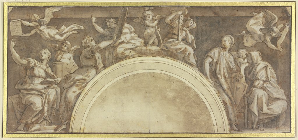 Kopie der Sibyllen des Raffael in S. Maria della Pace in Rom, Taddeo Zuccari, nach Raffael