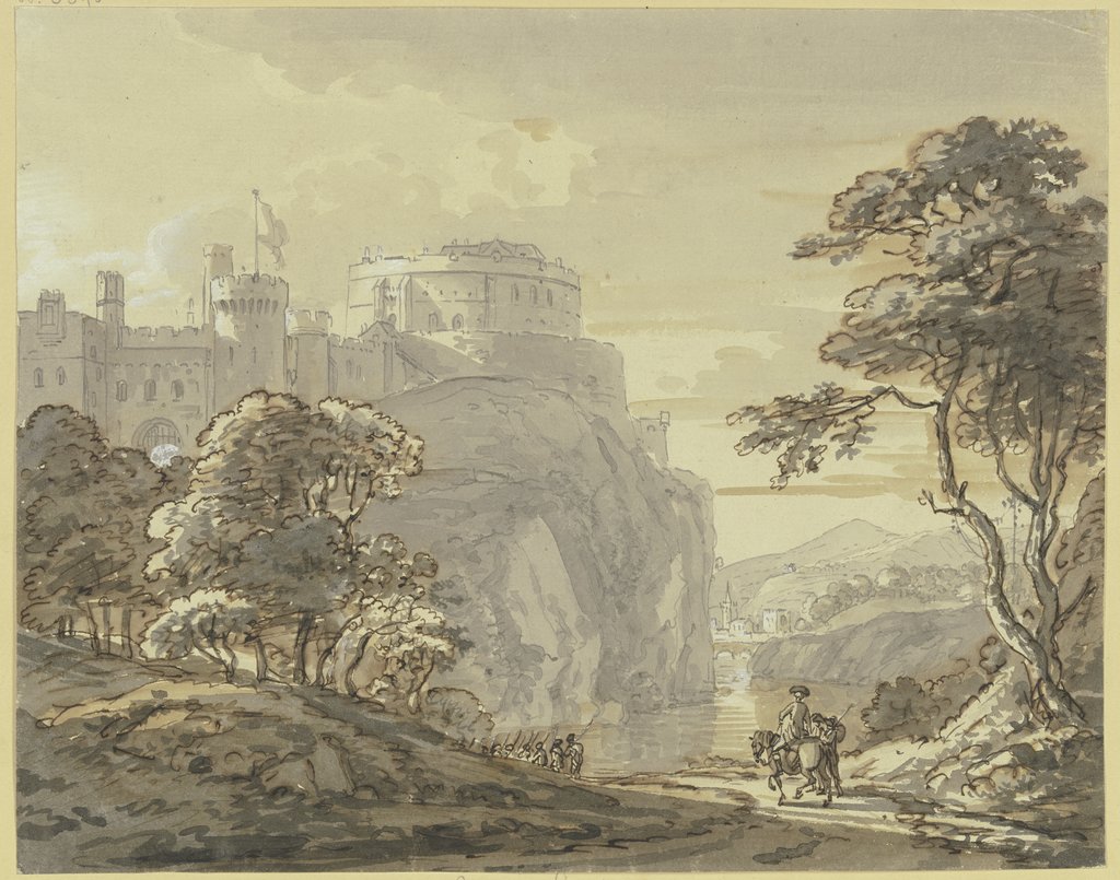 View of Windsor Castle, Paul Sandby