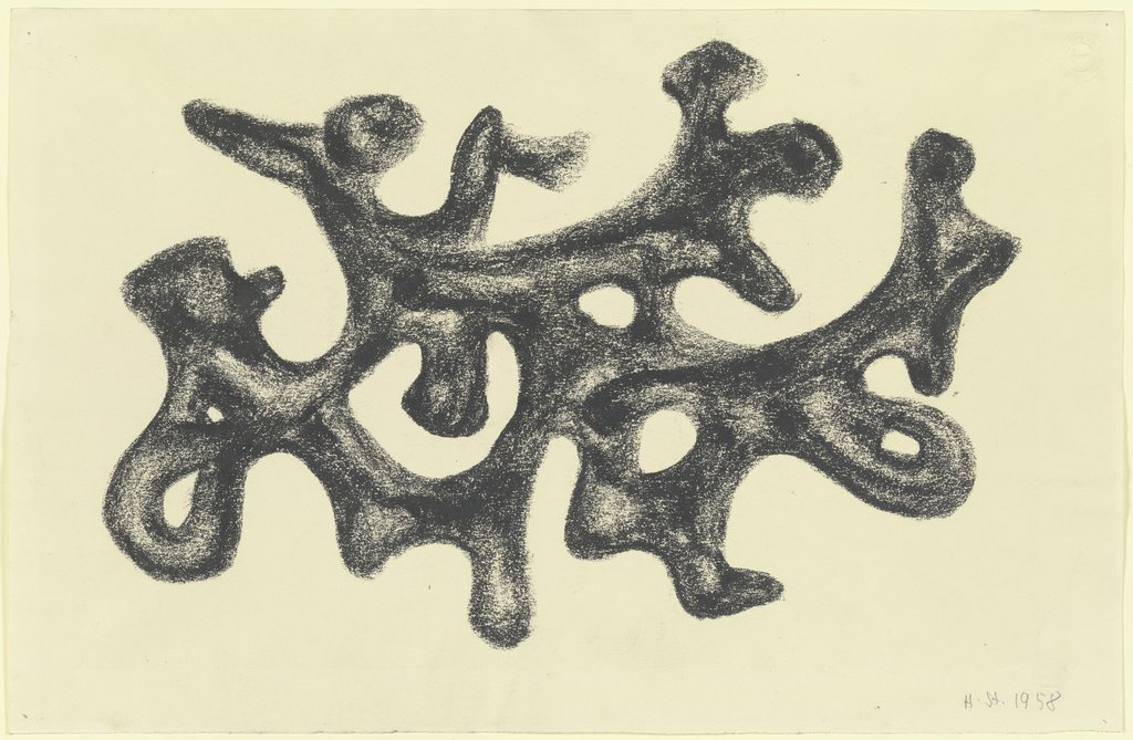 Abstract sculptural form, Hans Steinbrenner
