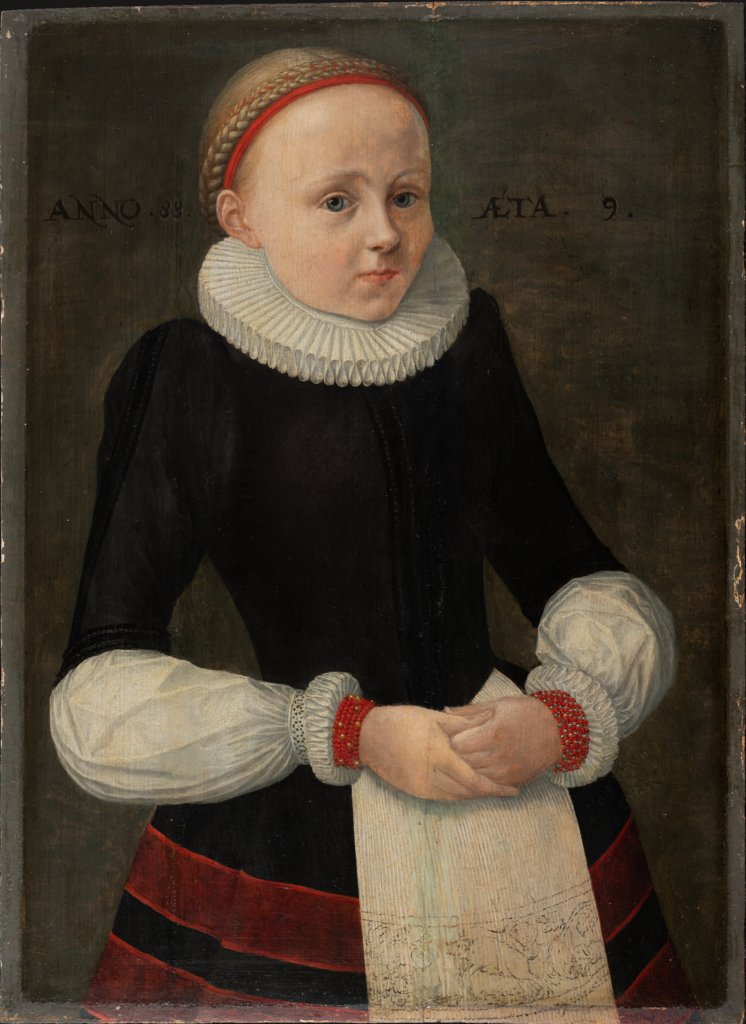 Bildnis der Maria Jacobina Völker, Mittelrheinischer Meister von 1588