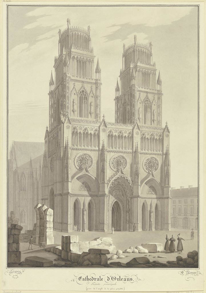 Die Kathedrale Sainte-Croix d’Orléans, Carl Werner