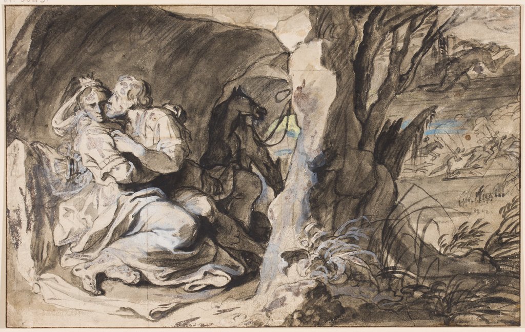 Aeneas und Dido in der Höhle, Peter Paul Rubens;   ?