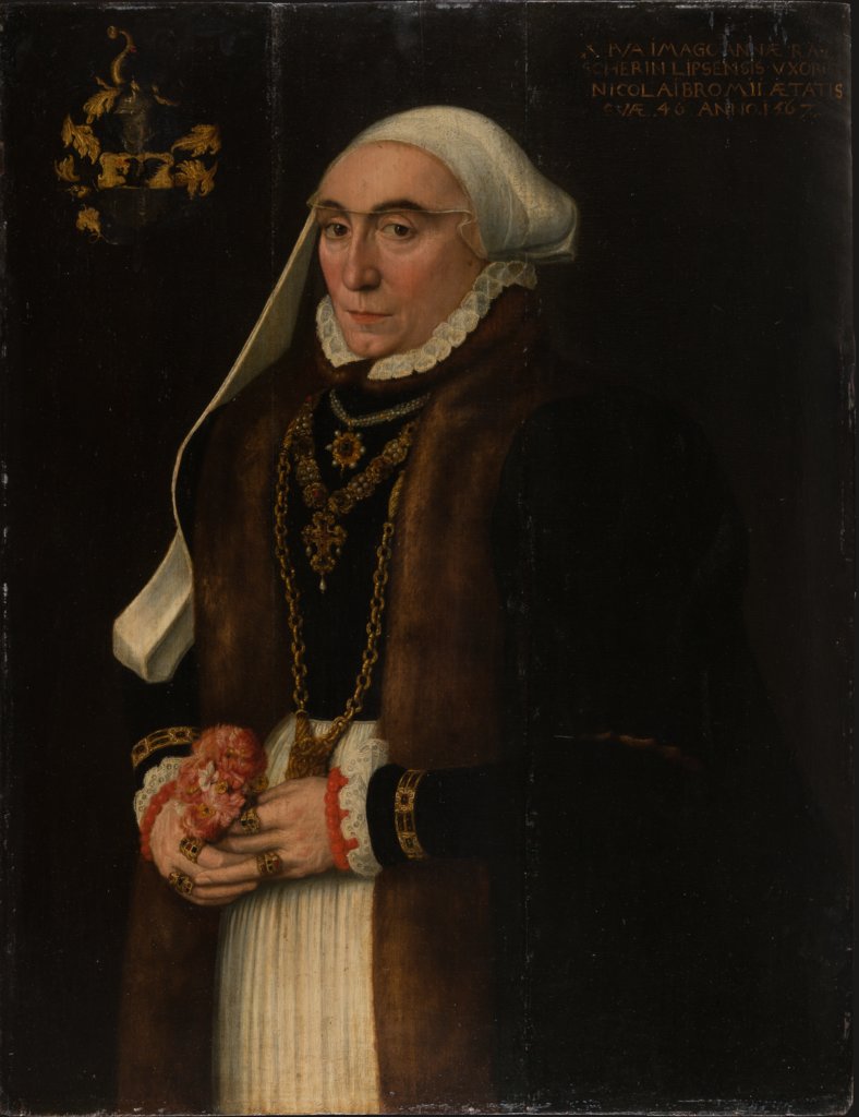 Bildnis der Anna Rauscher, Mittelrheinischer Meister von 1567