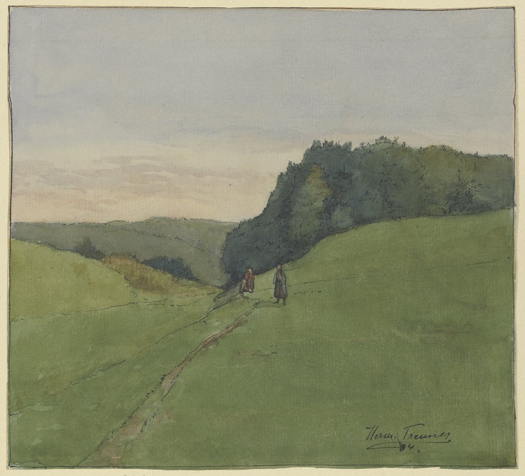 Mountain pasture, Hermann Treuner