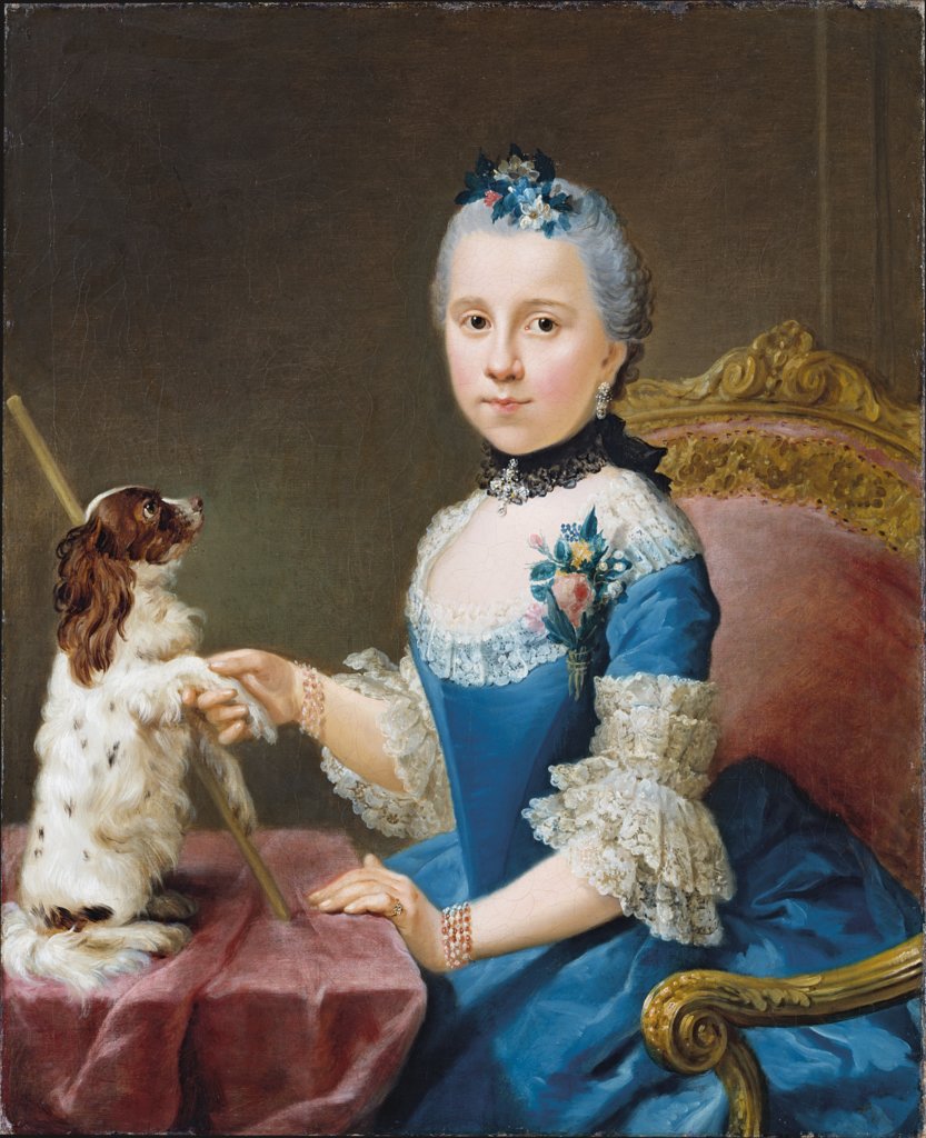 Portrait of Marie Sophie Friedericke von Holzhausen, Johann Georg Ziesenis