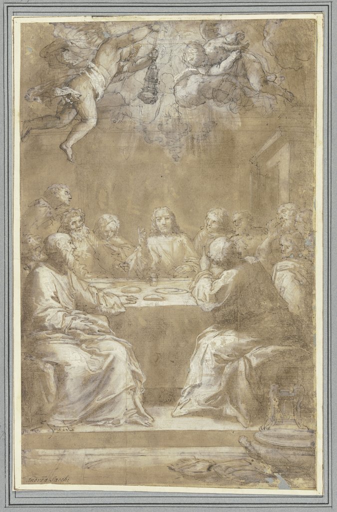 The Last Supper, Andrea Sacchi;   ?