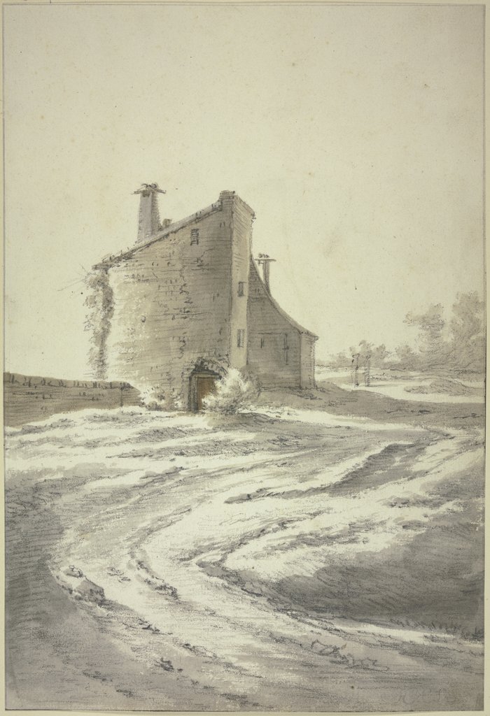 House at a road way, Herman Saftleven III;   ?