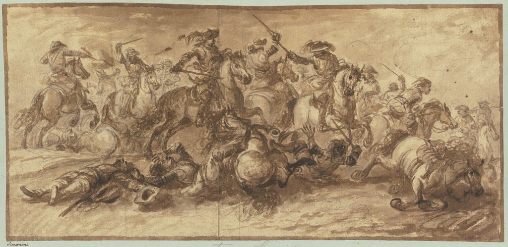 Equestrian combat, Francesco Simonini