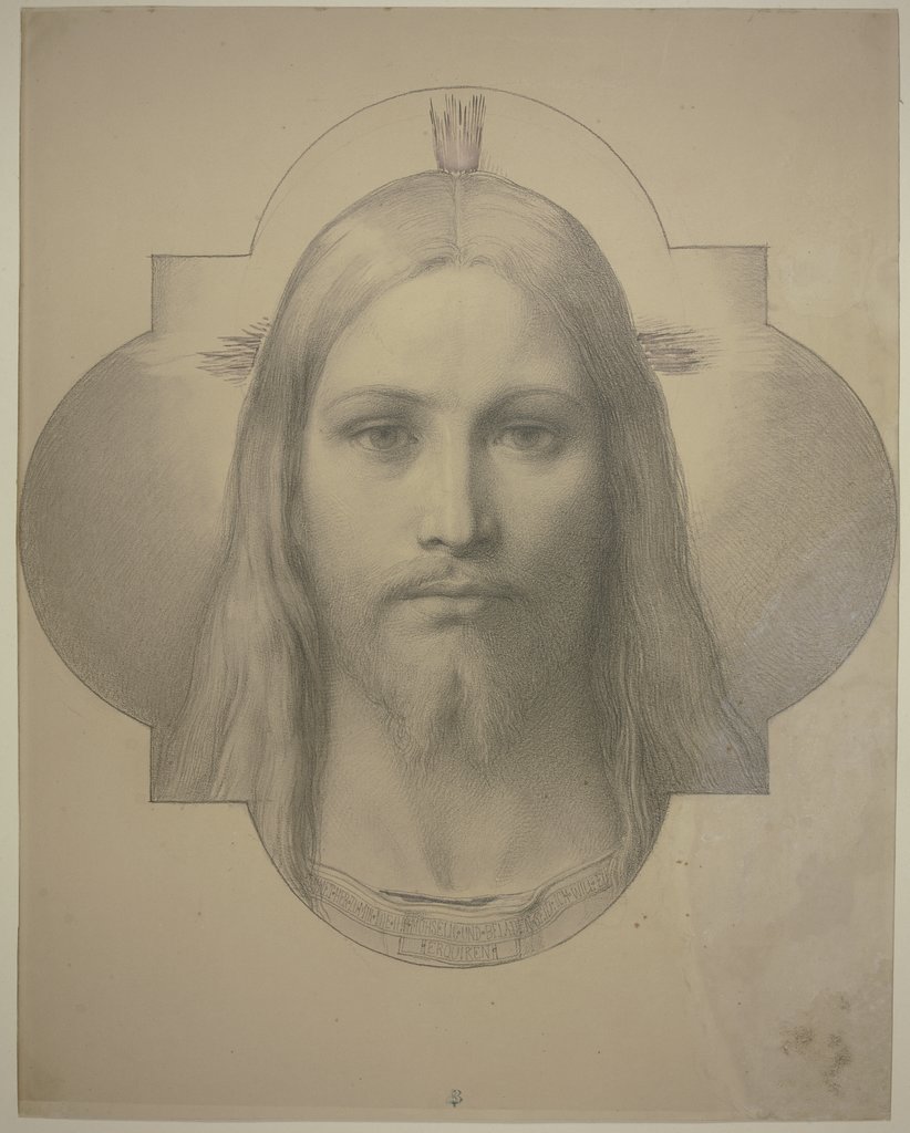 Christ's head, Edward von Steinle