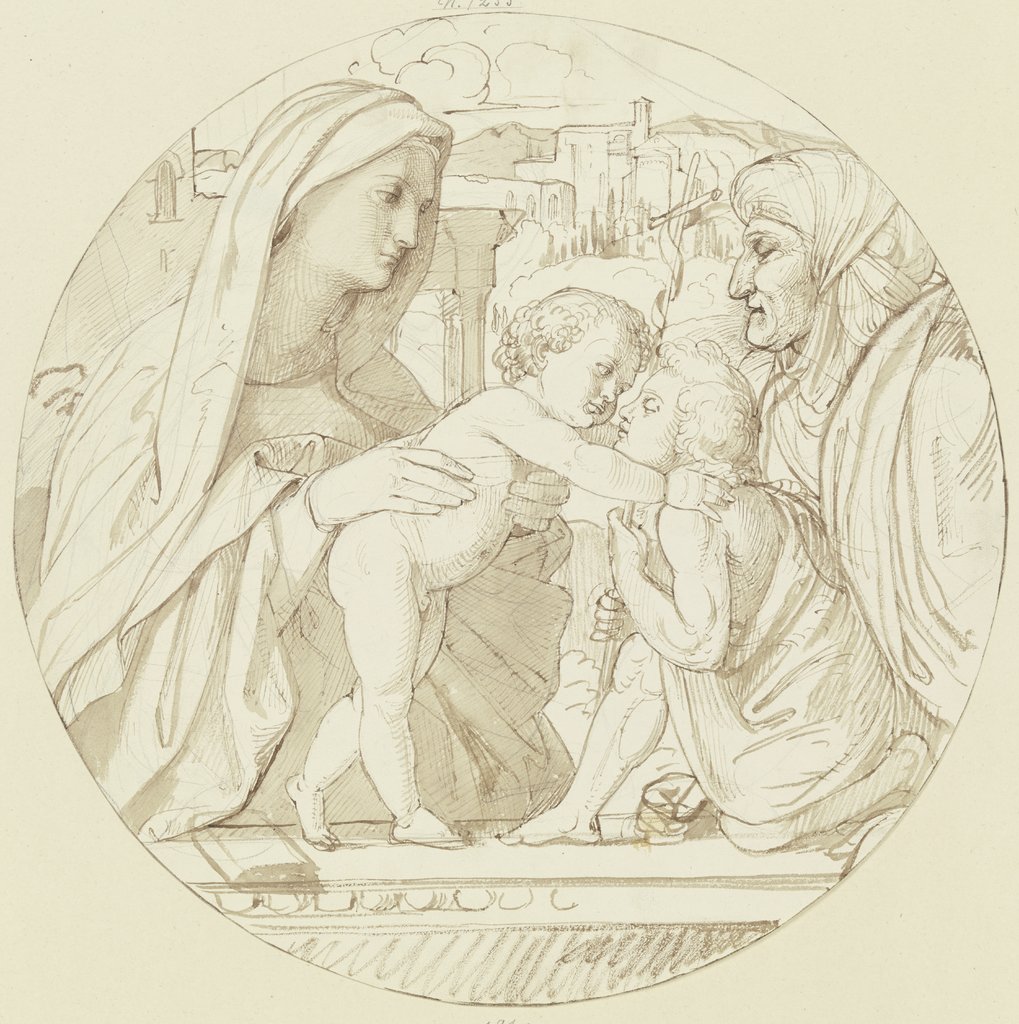 Madonna mit Elisabeth und dem kleinen Johannes, Edward von Steinle