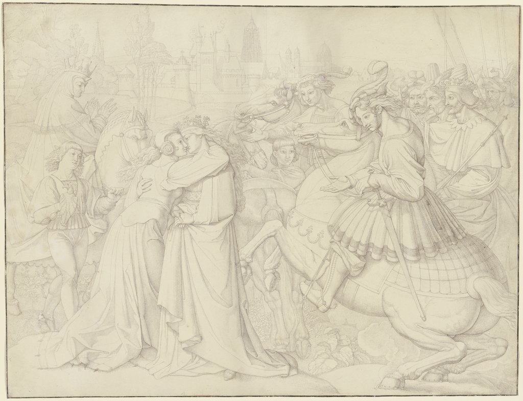 Der Königinnen Gruß, Peter von Cornelius