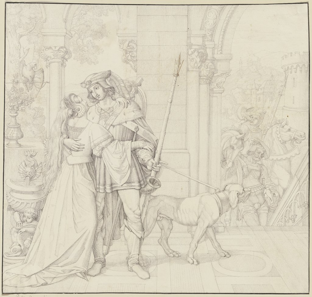 Siegfrieds Abschied von Kriemhilde, Peter von Cornelius
