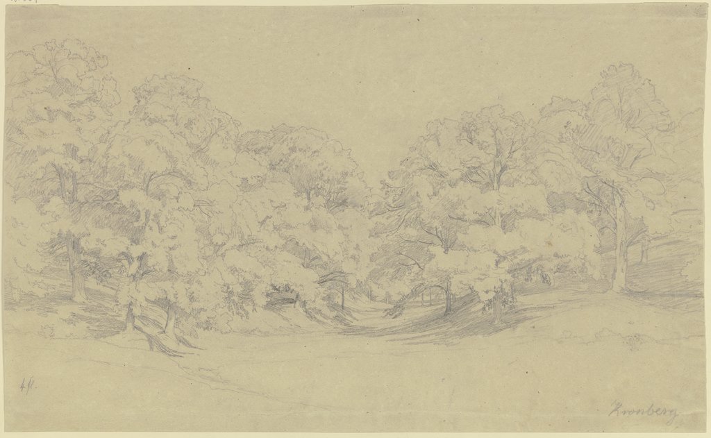 Chestnut forest near Kronberg, Johann Wilhelm Schirmer