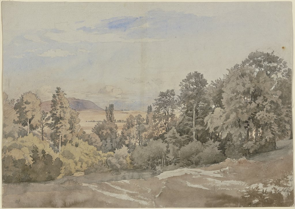 Forest with distant view, Johann Wilhelm Schirmer
