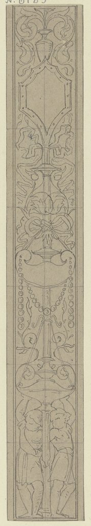 Ornament zur Einfassung der Veitschen Freskobilder im Städelschen Kunstinstitut, Edward von Steinle