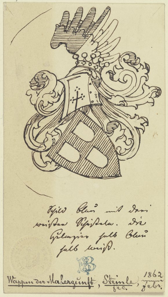Wappen der Malerzunft, Edward von Steinle