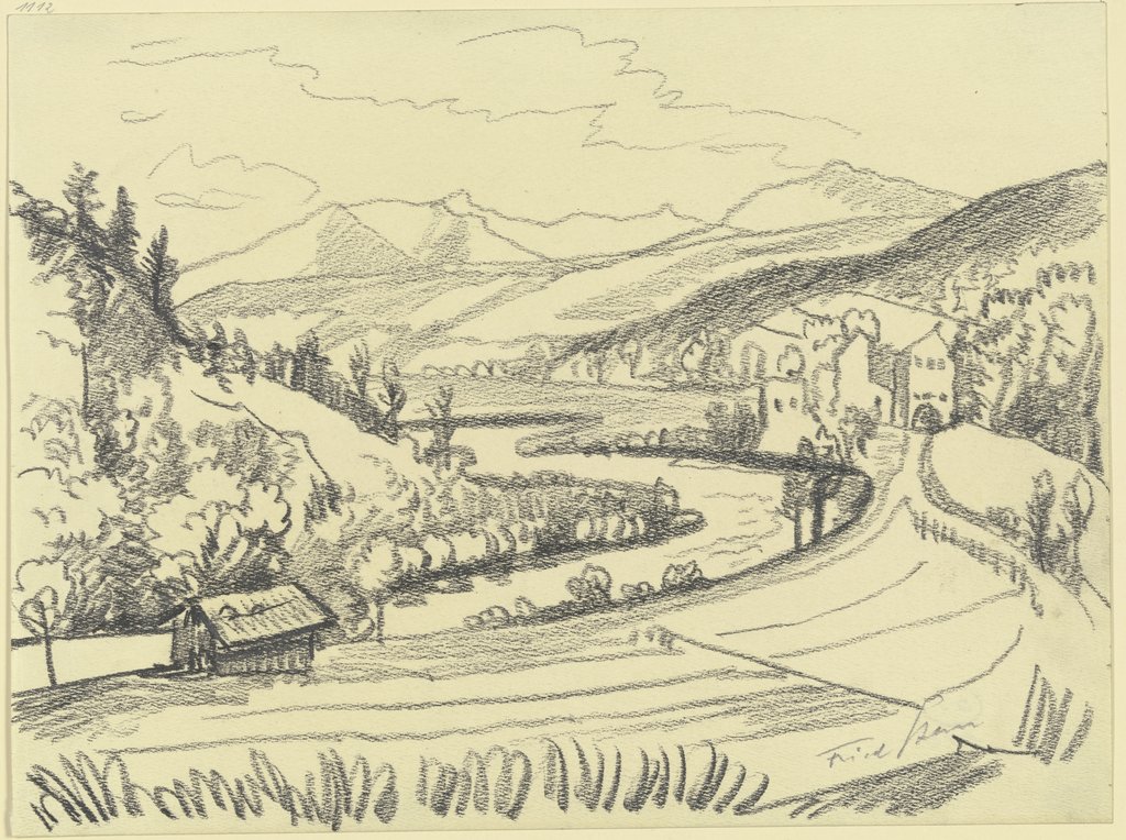 Landschaft, Fried Stern