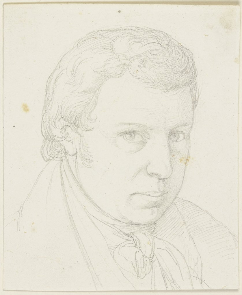 Johannes Veit, Bruder des Malers Philipp, Brustbild nach rechts, Edward von Steinle