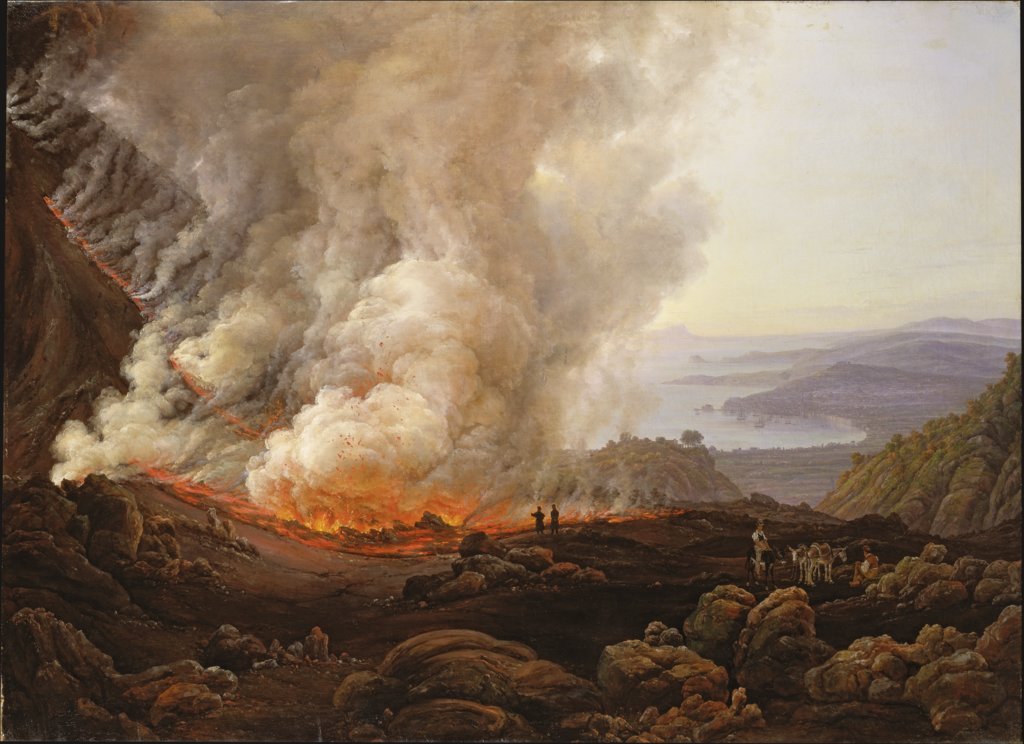 Der Ausbruch des Vesuv im Dezember 1820, Johan Christian Clausen Dahl