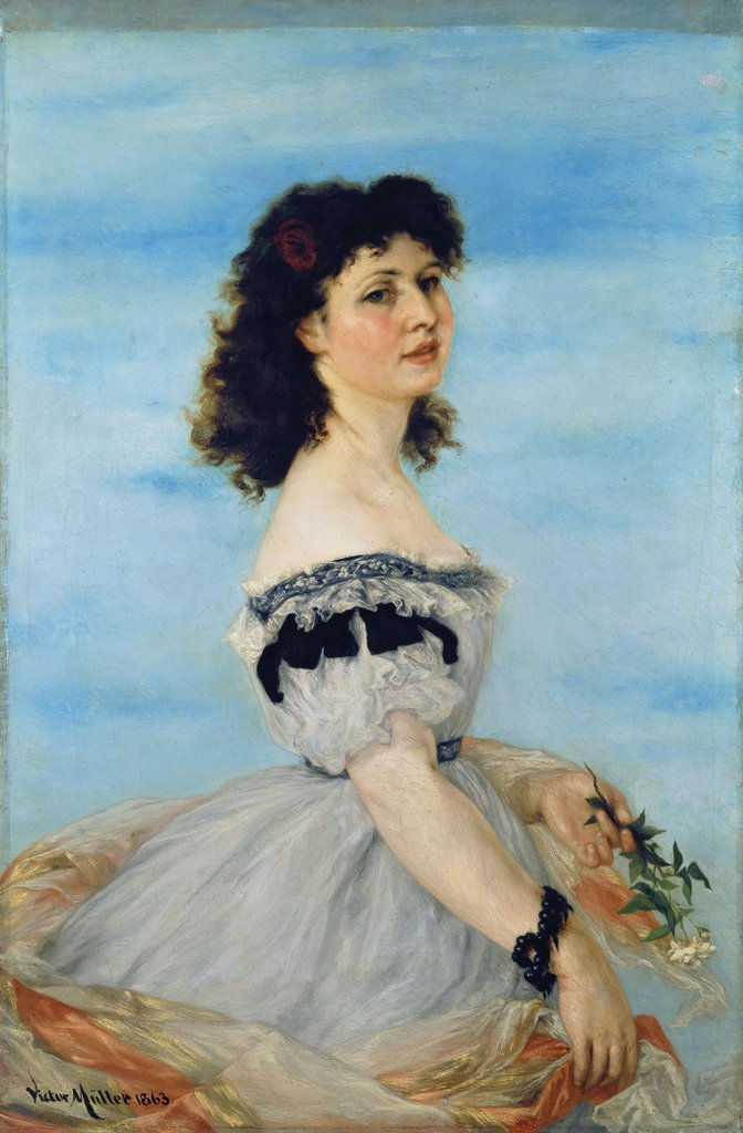Bildnis der Berta von Radowitz als junges Mädchen, Victor Müller