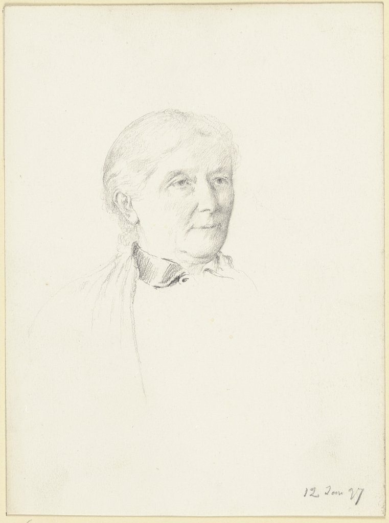 Portrait of Luise Scholderer, Otto Scholderer