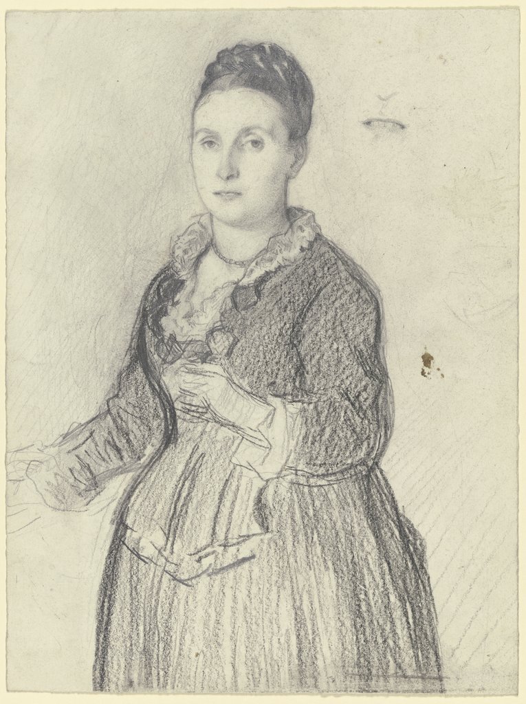 Portrait of Mrs Tom Plews, Otto Scholderer