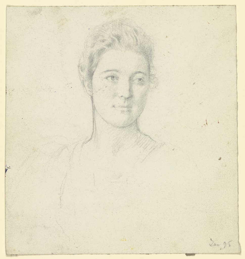 Portrait of Miss Martin, Otto Scholderer