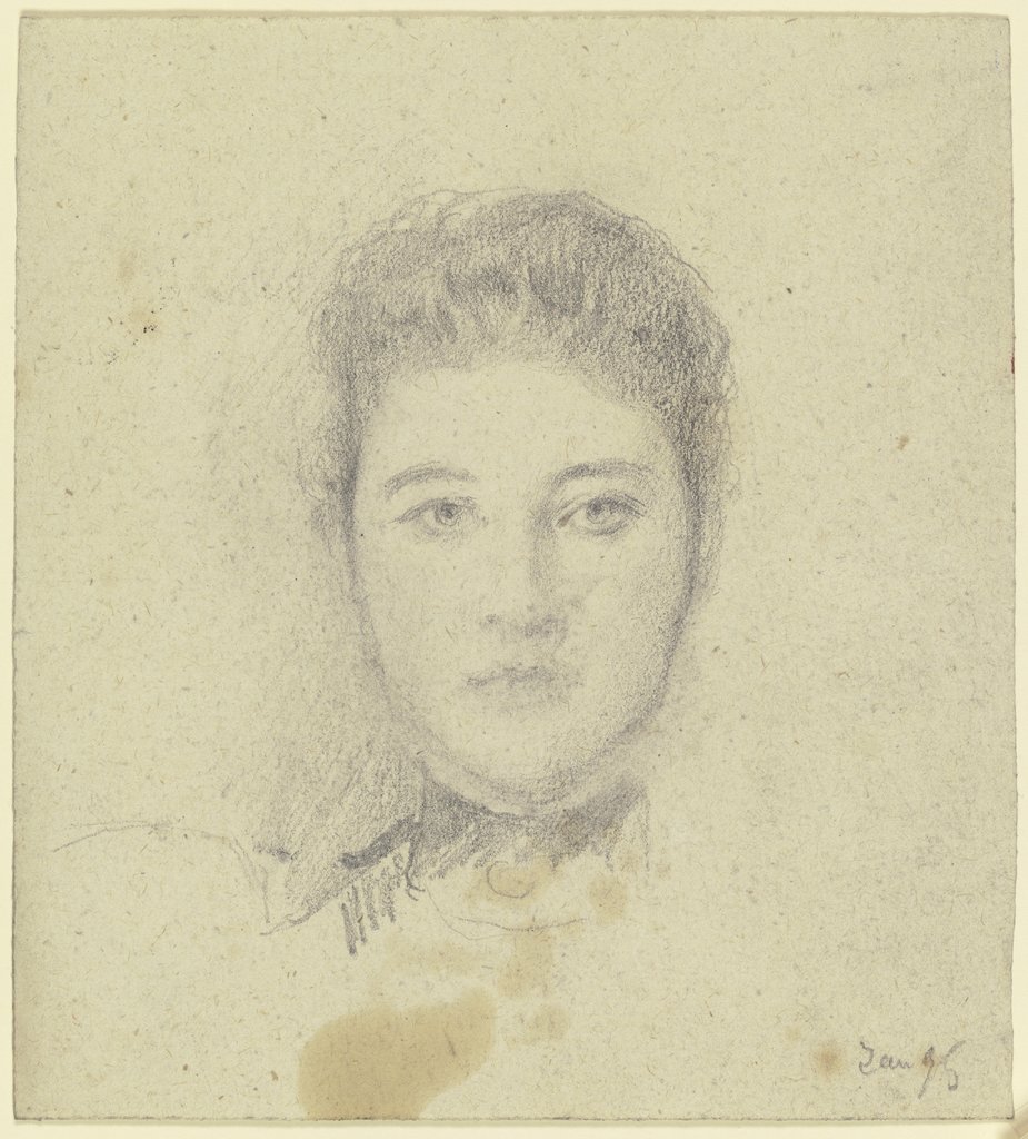 Portrait of Miss Martin, Otto Scholderer