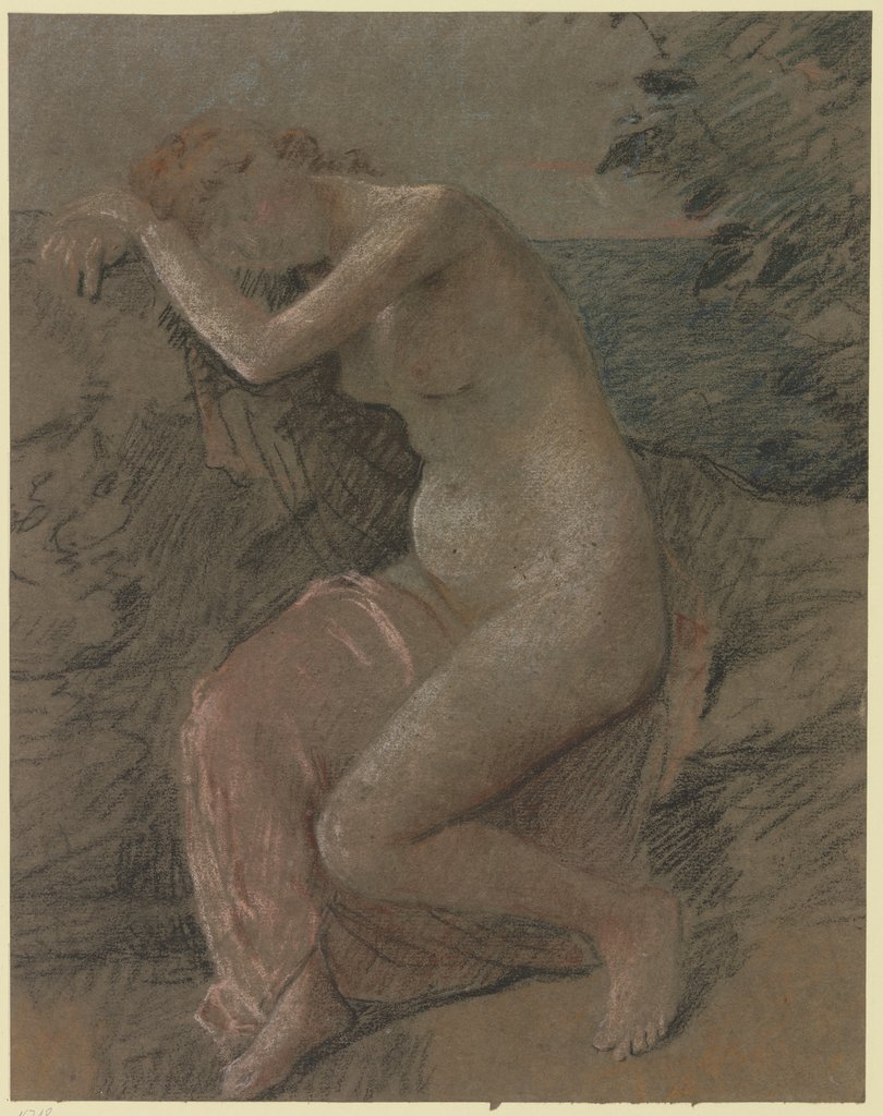 The nymph, Otto Scholderer