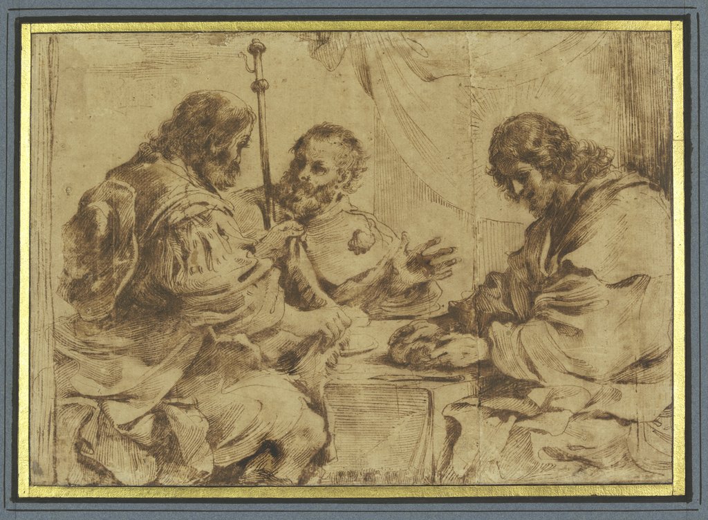 Christ in Emmaus, Guercino (Giovanni Francesco Barbieri);   ?