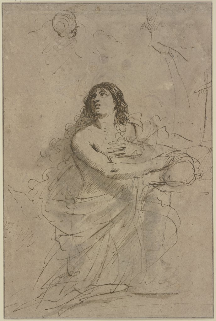 Büßende Magdalena, Guercino (Giovanni Francesco Barbieri)