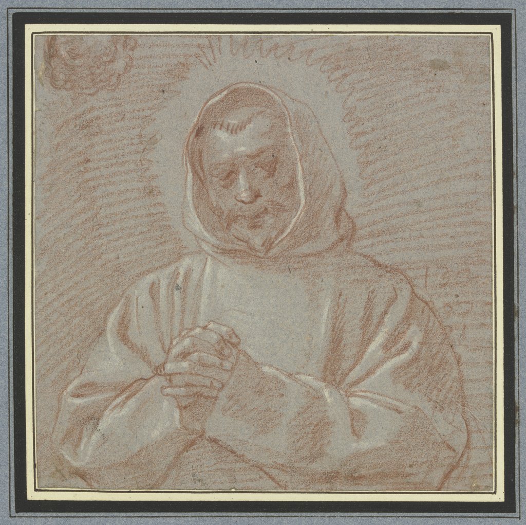 Praying monk, bust, Gian Antonio Burrini;   ?