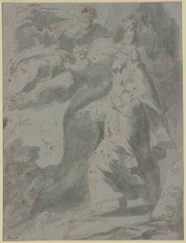 Gottvater erscheint Moses, Pietro Antonio de Pietri