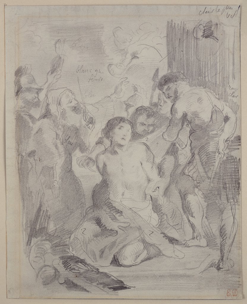 Martyrium des Heiligen Georg, Eugène Delacroix