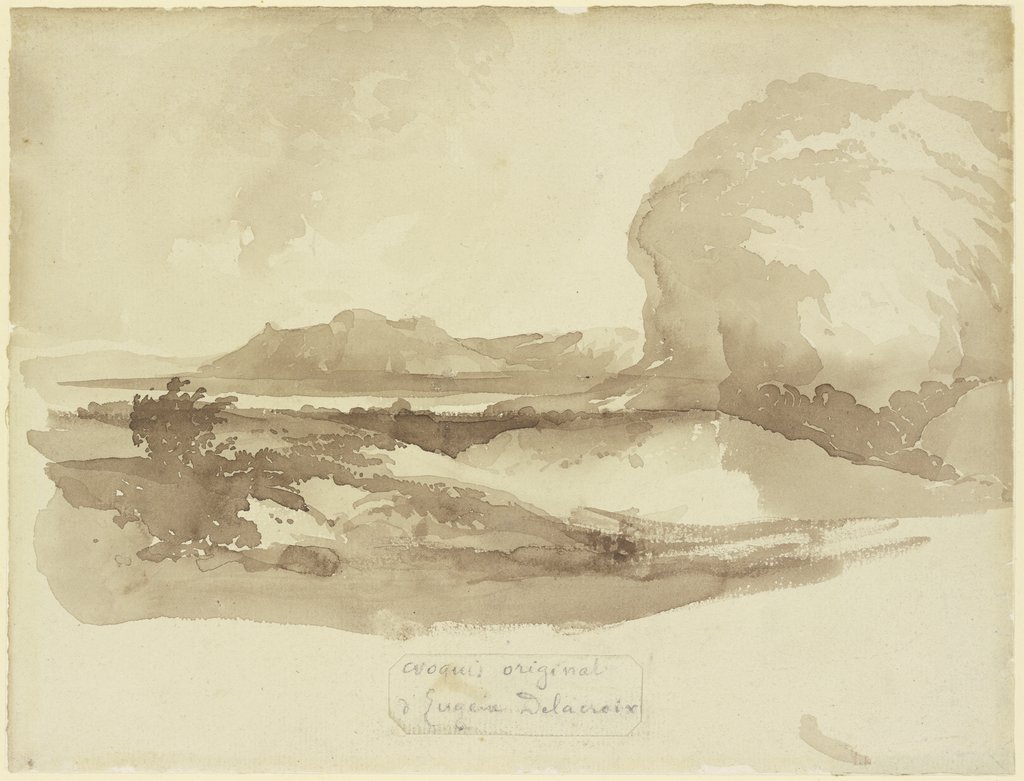 Landscape, Eugène Delacroix