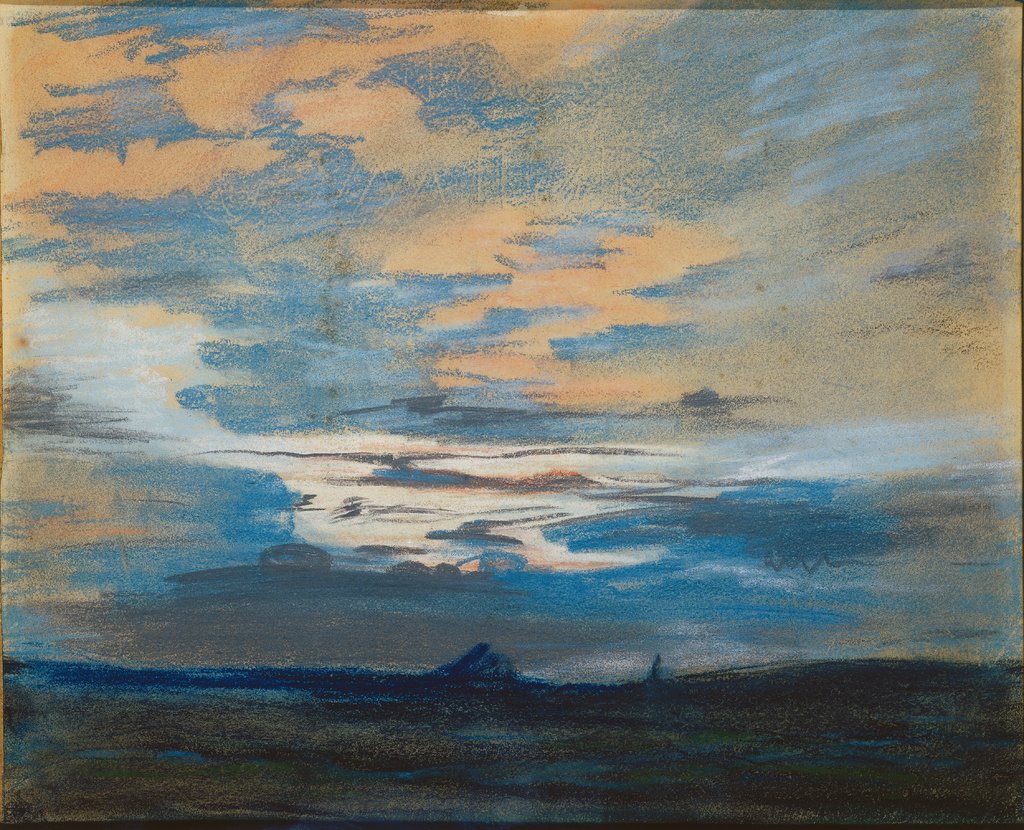 Sonnenuntergang, Eugène Delacroix