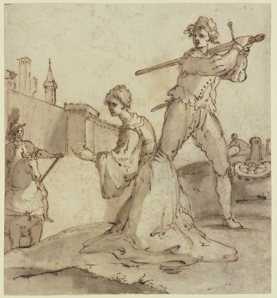 Enthauptung der Heiligen Katharina, Jacopo Chimenti gen. Da Empoli