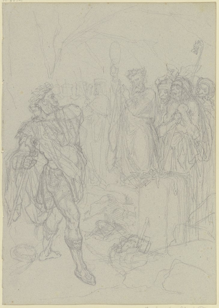 Macbeth with the witches, Ferdinand Fellner