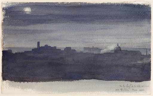 Nächtlicher Blick auf Rom
