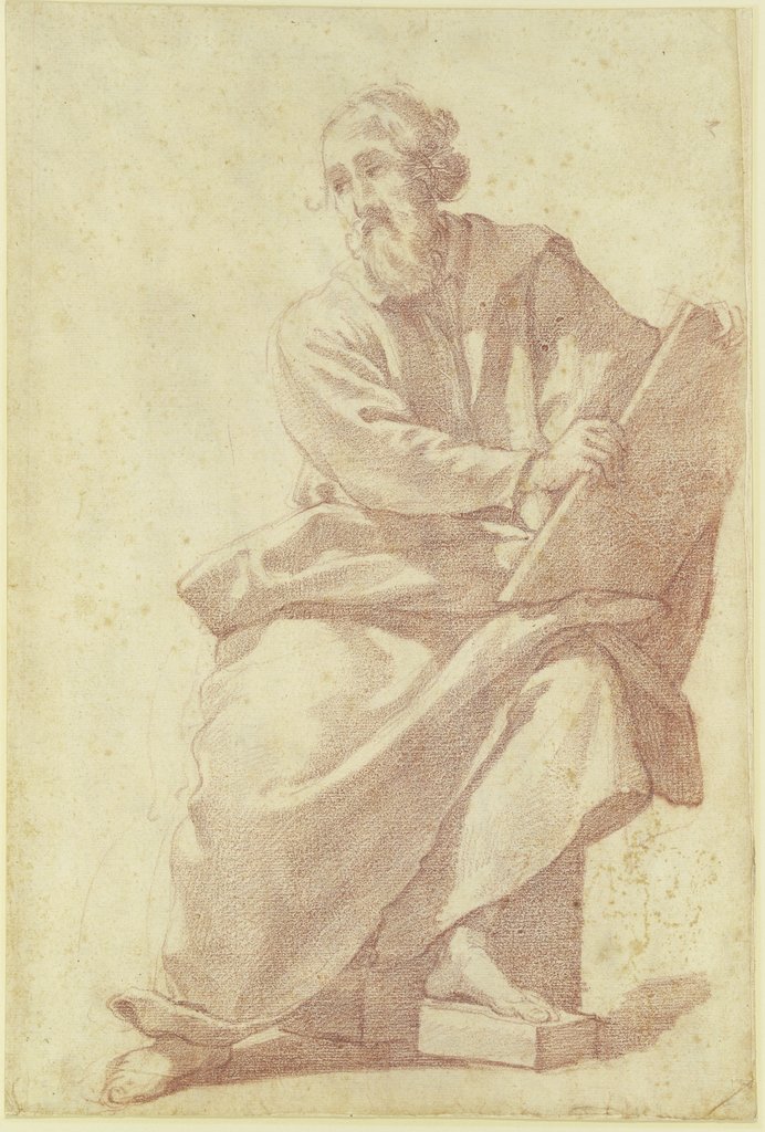 Sitzender Prophet mit einer Tafel, Domenico Cresti;   ?
