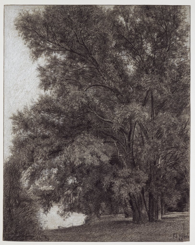 Baumgruppe im Schlosspark Kleinheubach, Louis Eysen