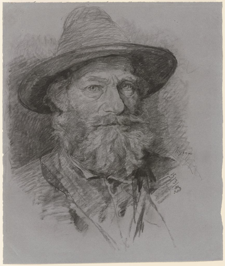 Portrait of cousin Hils, Louis Eysen