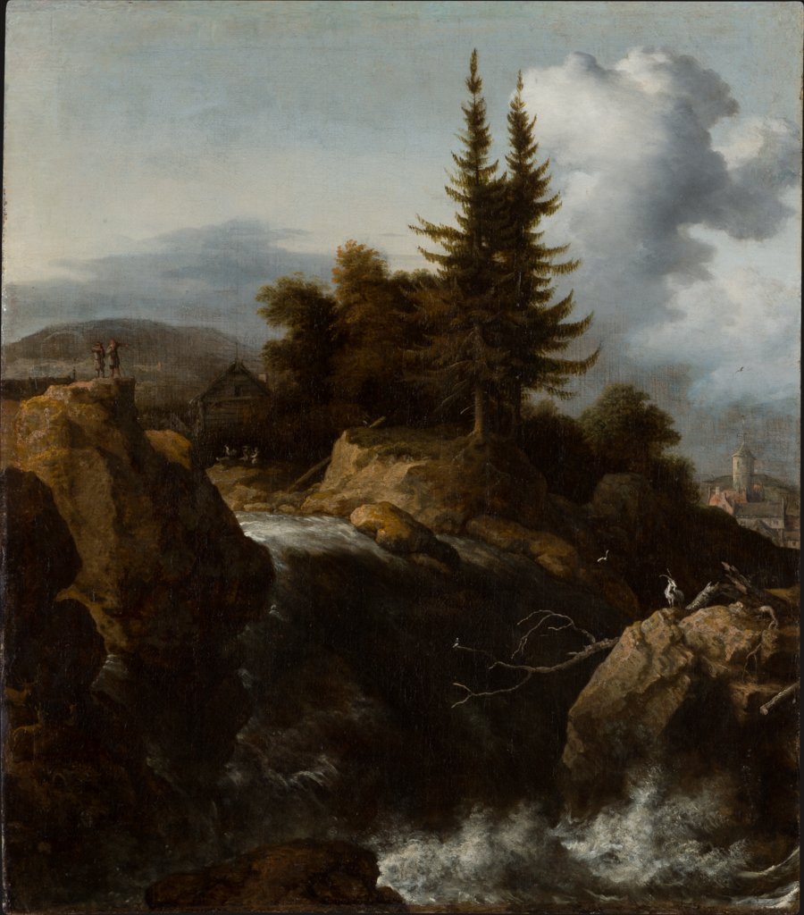 Landscape with Waterfall, Allaert van Everdingen