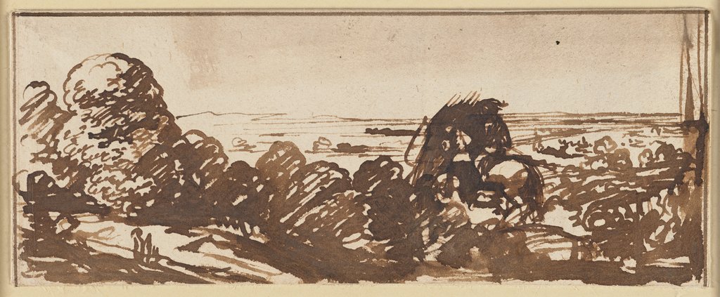 Landscape with wide view, Hendrik Goudt
